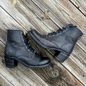 Sabrina Frye Chelsea Lace Up Boot